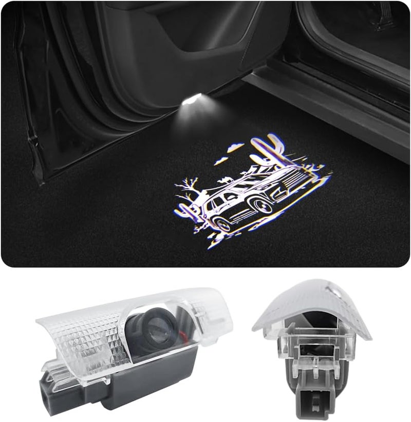 akarin LED Car Door Logo Lights Compatible for TX350/TX500H/TX550H+ 2024-present Courtesy Projector Laser Welcome Lamp Puddle Lights Kit Car Accessories (tx 2024-prsent) - Image 1